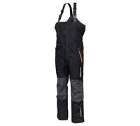 Savage Gear WP Performance Latzhose Regular Uomo Nera Grigia L Impermeabile