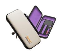 SAVAGE RAVEN by Skull & Co. Every Day Slim Carrying Case for Nintendo Switch 2: Portable Hard Shell Protective Travel Gaming Console Protection Case, Accessories, Storage, off-White