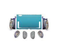 SAVAGE RAVEN by Skull & Co. FissionGrip: Dockable Split Protective Case for Nintendo Switch 2 (2025), Slim PC Shell with Detachable Grip Cover- Color Block Edition