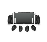 SAVAGE RAVEN by Skull & Co. FissionGrip for Nintendo Switch 2: Revolutionary Split Handheld Protective Case with Replaceable Grips [to Fit all Hands Sizes] [No Carrying Case]- Black