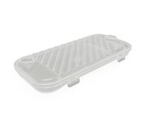 SAVAGE RAVEN by Skull & Co. Protective Case Carrying Storage Box for Nintendo Switch 2: Portable Slim Plastic Full Protection And Hard-Shell Case - Crystal Clear