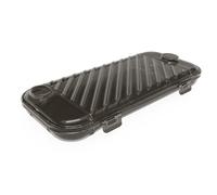 SAVAGE RAVEN by Skull & Co. Protective Case Carrying Storage Box for Nintendo Switch 2: Portable Slim Plastic Full Protection And Hard-Shell Case - Smoky Black