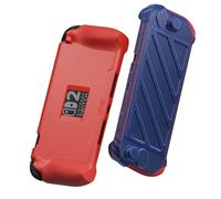 SAVAGE RAVEN by Skull & Co. StandGrip Front Cover Bundle for Nintendo Switch 2: Protective Case with Textured Grips Full Protection And Hard-Shell Front Cover Handheld Design- Red+Blue