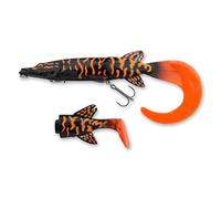Savage Savage Gear US-SG - Affondamento ibrido per luccio, Black Orange Pike, 6 3/4" 1 1/2 oz