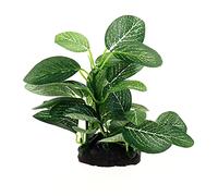 Savagrow Acquario Pesci Serbatoio Acqua Erba Lifelike Verde Subacquea Pianta Decorazione, Base Nero 6 cm