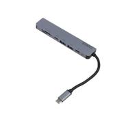 SAVAK-47 Adattatore USB 3.0 Nero 5Gbps Grigio Opaco: Alluminio SAVIO