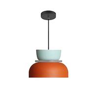 Luce Industriale Moderna Macaron Lampada A Sospensione Colorata Metà Del Secolo Per Illuminazione A Soffitto Piccolo Lampadario In Alluminio Per Camera Da Letto Cucina (D)