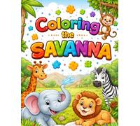 Savanna Animals Coloring Book