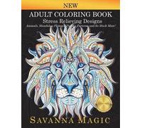 Savanna Magic Adult Coloring Book (Tascabile)