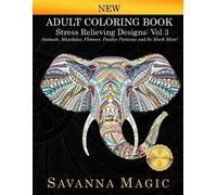 Savanna Magic Adult Coloring Book (Tascabile) Savanna Magic Coloring Books