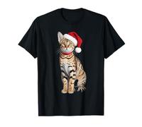 Savannah Cat Natale Maglietta
