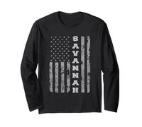 Savannah, Georgia, Bandiera Americana Maglia a Manica