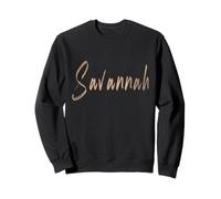 Savannah Georgia Vintage Design Elegante Felpa