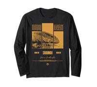Savannah Monitor Modern Streetwear Reptile Keeper Maglia a Manica