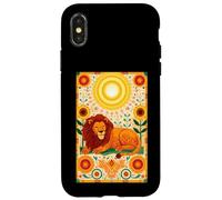 Savannah Predator Mane Roar Cat Wild Custodia per iPhone X/XS