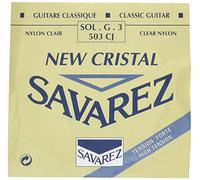 SAVAREZ - 503CJ CORDA SINGOLA SOL-G-3 CHITARRA CLASSICA Corda Singola (SOL-G-3), per Chitarra Classica, del set New Cristal Corum 500CJ, Tensione forte