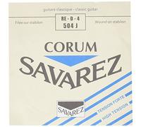 SAVAREZ - 504J CORDA SINGOLA RE-D-4 CHITARRA CLASSICA Corda Singola (RE-D-4), per Chitarra Classica, del Set New Cristal Corum 500CJ, Tensione forte