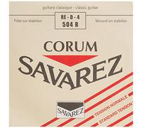 SAVAREZ - 504R CORDA SINGOLA RE-D-4 CHITARRA CLASSICA Corda Singola (RE-D-4) per Chitarra Classica, del Set New Cristal Corum 500CR, Tensione normale