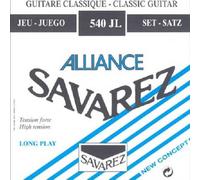 Savarez 540JL - Corde ad alta tensione per chitarre classiche con cordiera, Alliance Trebles, bassi classici, set completo di 6 corde