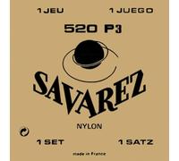 Savarez Corde per chitarra classica 655867 – Alta tensione, nylon rosso, bassi argentati