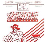 Savarez Argentine - 1015MF Corda Singola LA-5 AVVOLTA in Acciaio Loop End Corda LA-A-5, Loop End, Tensione Light
