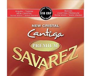 Savarez Creation Cantiga Premium - New Cristal - 510CRP- chitarra da concerto - set di 6 corde - tensione normale - tensione del set 38,6 kg/85,2 lbs.