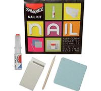 Savarez kit-s1 Kit reparacion unghie Lima + rotolo seta + resina con applicatore