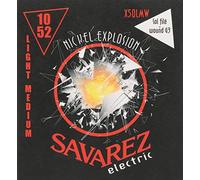 SAVAREZ - X50LMW LIGHT-MEDIUM .010/.052 CON SOL RIVESTITO Set di Corde, per Chitarra Elettrica, 10-52, con Terza Corda Rivestita, della Serie Nickel Explosion, con Nucleo Tondo Rivestito in Nichel