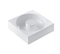 SAVARIN 180/1 - Stampo in Silicone ø180/60 H 50 MM Bianco