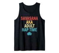 Savasana AKA Adult Time Funny Zen Meditazione Allenamento Fitness Canotta