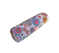 savasanas - Bolter Yoga Maya, Cuscino Yoga, Cuscino Meditazione, Bolster cilindrico, Cuscino Yoga cilindrico, Rivestimento Lavabile, ripieno di pula di Farro bio, 62x20cm