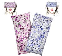 savasanas Cuscini per Gli Occhi Pack 2 - Fiori 2026" | Semi di Lavanda e Riso | Yoga, Meditazione, rilassamento, Riposo oculare...