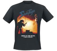 Savatage Ghost in The Ruins Uomo T-Shirt Nero 100% Cotone Regular