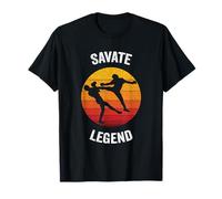 Savate Legend | Arti marziali di boxe francese vintage Maglietta