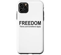 Save Freedom Terms and Conditions Apply America Land of Free Custodia per iPhone 11 Pro Max