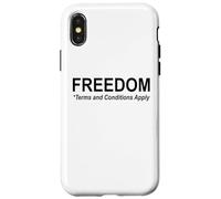 Save Freedom Terms and Conditions Apply America Land of Free Custodia per iPhone X/XS