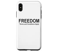 Save Freedom Terms and Conditions Apply America Land of Free Custodia per iPhone XS Max