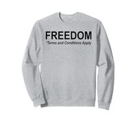Save Freedom Terms and Conditions Apply America Land of Free Felpa