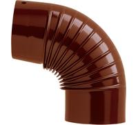 Save Fumisteria Curva Gomito per tubi stufe a pellet Angolo 90° Marrone M1503