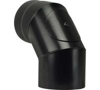 Save Fumisteria GOMITO 90° SAVE PLUS Ø 130 mm CON ISPEZIONE NERO SPESSORE 1,2 mm