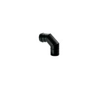 Save Fumisteria Curva per Pellet Ø 8 cm colore Nero PN803