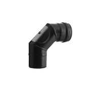 Save Fumisteria Curva tubo per Pellet 90° Ø8cm Nero. PN808