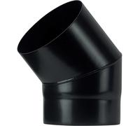Save Fumisteria GOMITO 45° SAVE PLUS Ø 120 mm NERO PORCELLANATO SPESSORE 1,2 mm