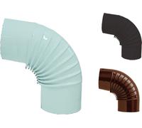 Save GOMITO 90° PER STUFA A LEGNA PORCELLANATO CLASSIC Col. Nero Ø cm. 10 12 PZ