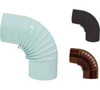 Save Fumisteria Gomito Smaltato ø cm 13 90° Marrone M1303