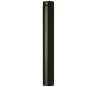 Tubo porcellanato pesante per stufe a legna nero opaco - ø cm.15x100, mm.1,2 Sav