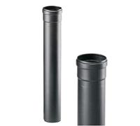 Tubo per stufe a pellet plus nero opaco pesante mm.1,2 - ø cm.8x50 Save
