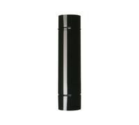 TUBO SMALTATO PER STUFE cm 100 ø 15 nero opaco
