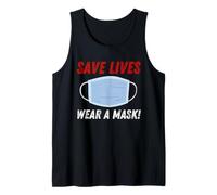 Save Lives Wear a Mask Canotta