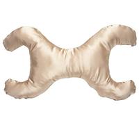 Save My Face - La Petite Satin Champagne Cuscino con federa sfoderabile. Made in USA …